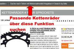 Kettenräder Aluminium # rear sprockets