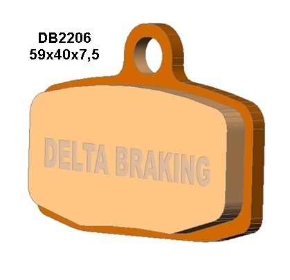 DELTA BRAKING BREMSBELÃGE DB2206 MX-D (Heavy Duty)